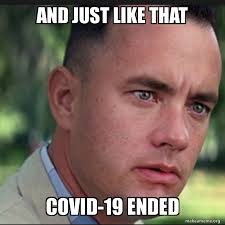 NEWSFLASH: COVID-19 has ‘apparently been completely solved by Biden presidency’ Newsflash