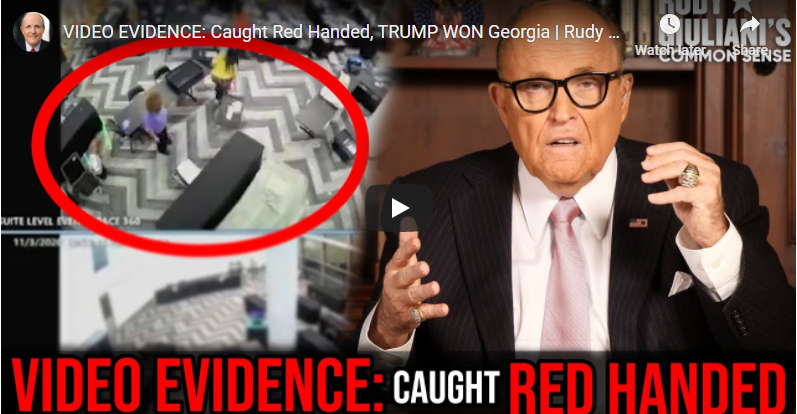 VIDEO EVIDENCE: The Ballot Heist! Caught Red Handed, TRUMP WON Georgia - Rudy Giuliani Presents & Ex