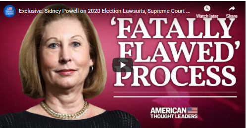 Sidney Powell on 2020 Election Lawsuits, Supreme Court Decision & Gen. Michael Flynn Case